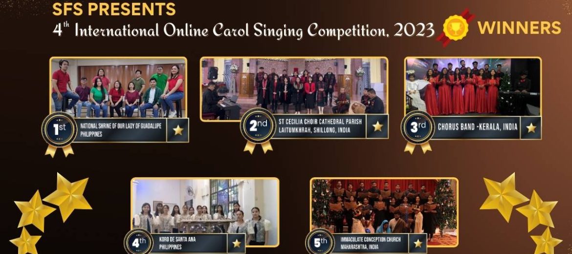 4th online carol singing competition result