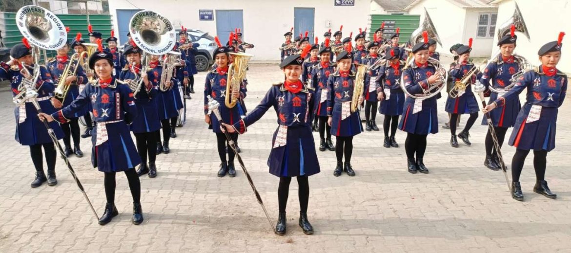 All-girl ncc brass band