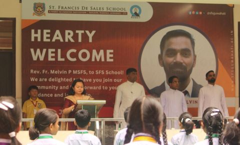 Welcome ceremony of rev. fr. melvin p.