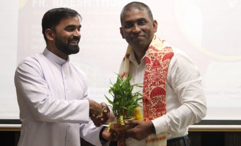 A heartfelt farewell to the vice principal fr. rijesh thomas at sfs guwahati
