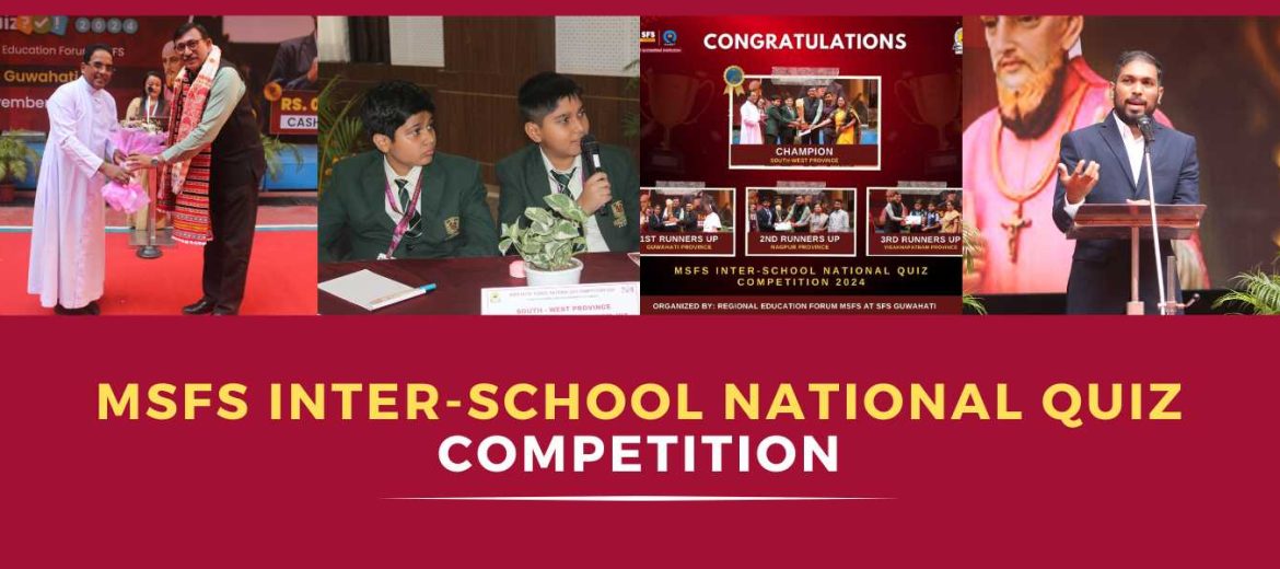 A battle of brilliance: msfs inter-school national quiz lights up sfs guwahati